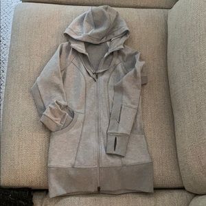Hooded Tunic Sweatshirt/lightweight jacket
